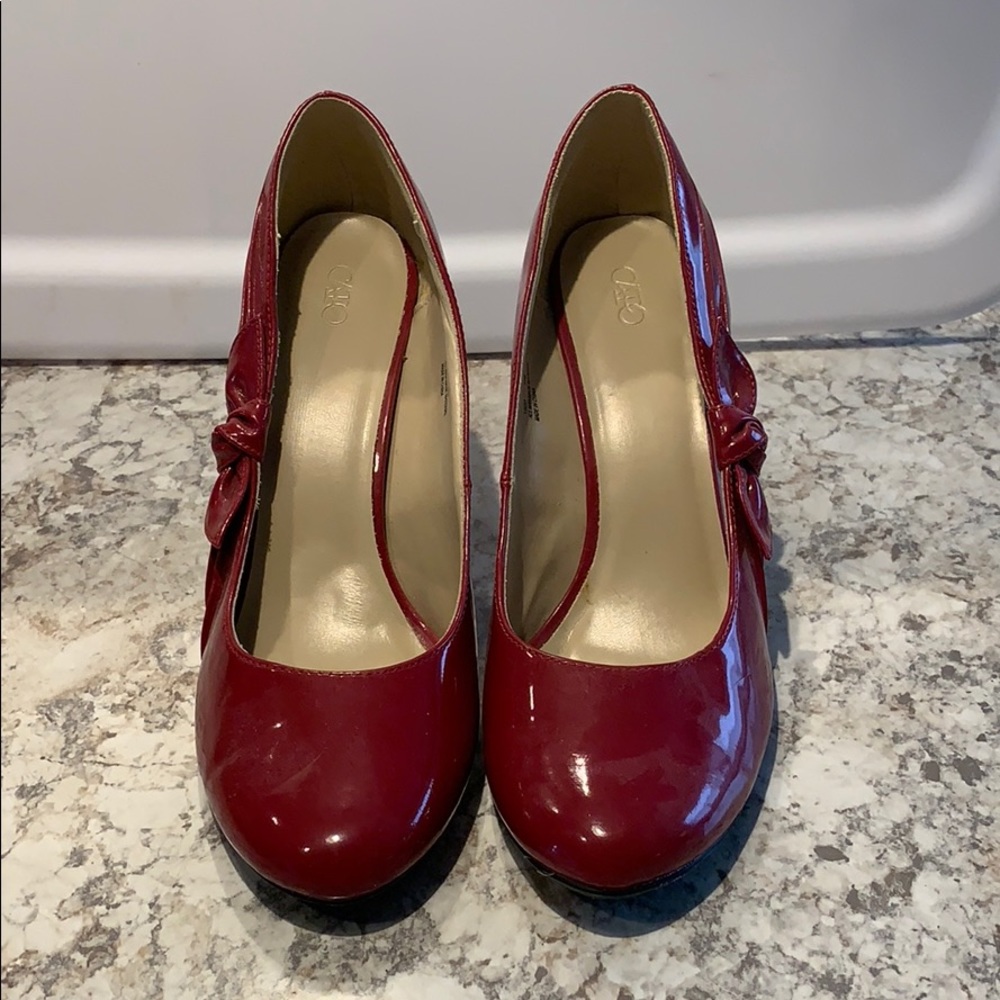 Ruby Red High Heels - image 1